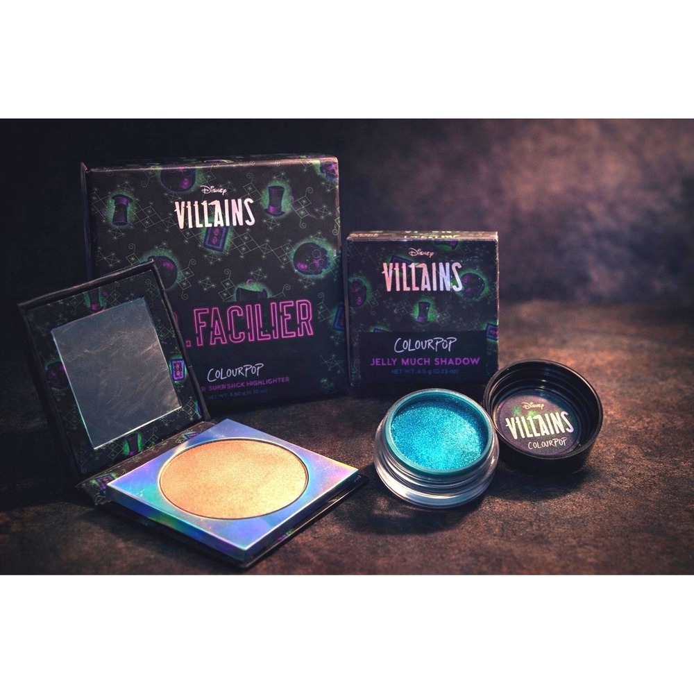 ColourPop Disney Villains Dr Facilier Makeup Set Highlighter Shadow Discontinued